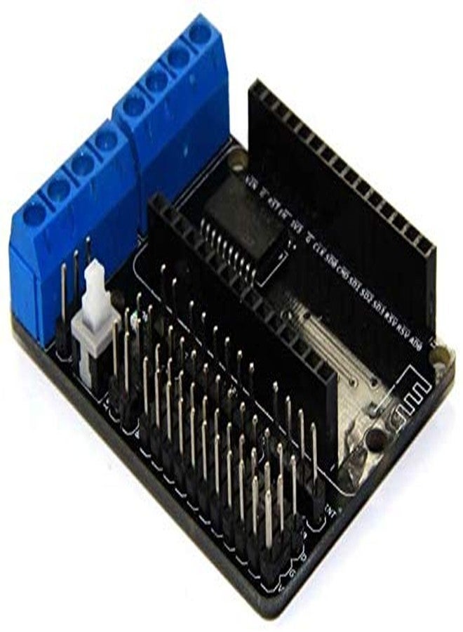 REES52 Esp8266 Wifi NodeMCU Motor Shield Board L293D ESP-12E from ESP8266 esp 12E kit diy rc toy wifi rc smart car remote control CP2102 Module ESP-12E motor drive expansion board for Arduino - Image 3